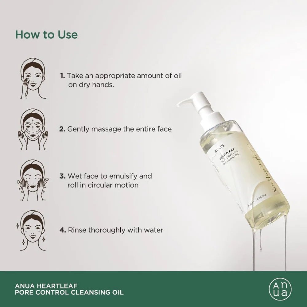 Heartleaf Pore Control Cleansing Oil
